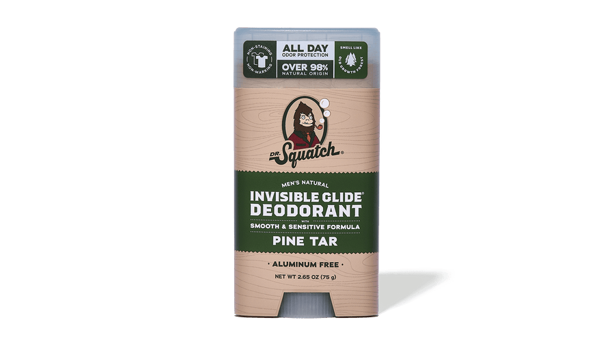 Pine Tar Invisible Glide Deodorant - Simple Travel Fresh