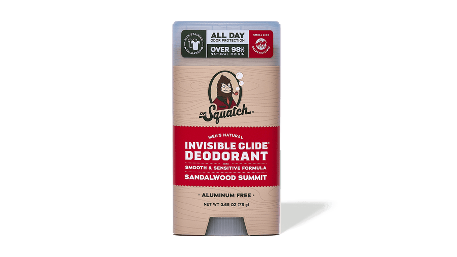 Sandalwood Summit Invisible Glide Deodorant - Bright Travel Guard