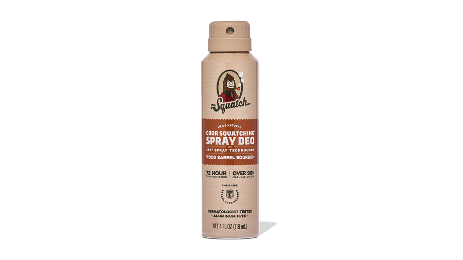 Wood Barrel Bourbon Spray Deodorant - Barrel Choice