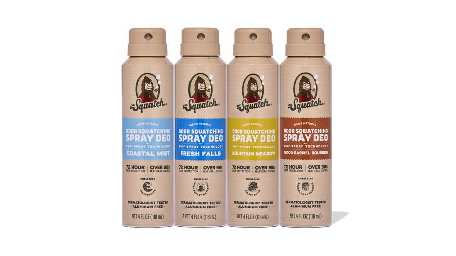 Spray Deodorant 4-Pack - Daily Shield