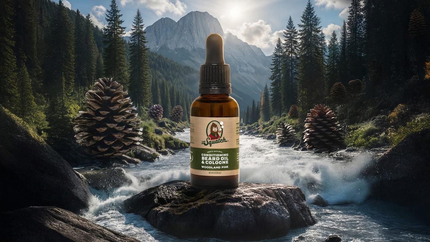 Conditioning Beard Oil & Cologne Woodland Pine - Outdoor Fresh Blend