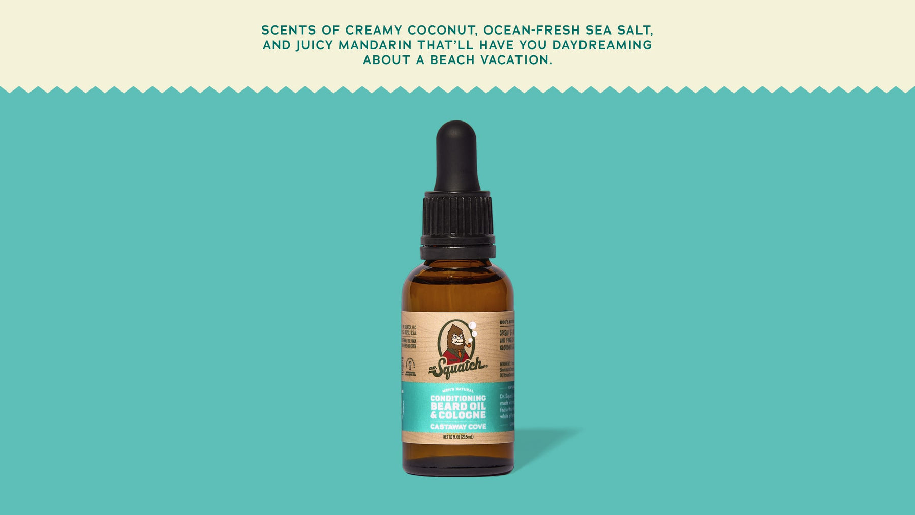 Castaway Cove Beard Oil & Cologne - Trail Outdoor Profile