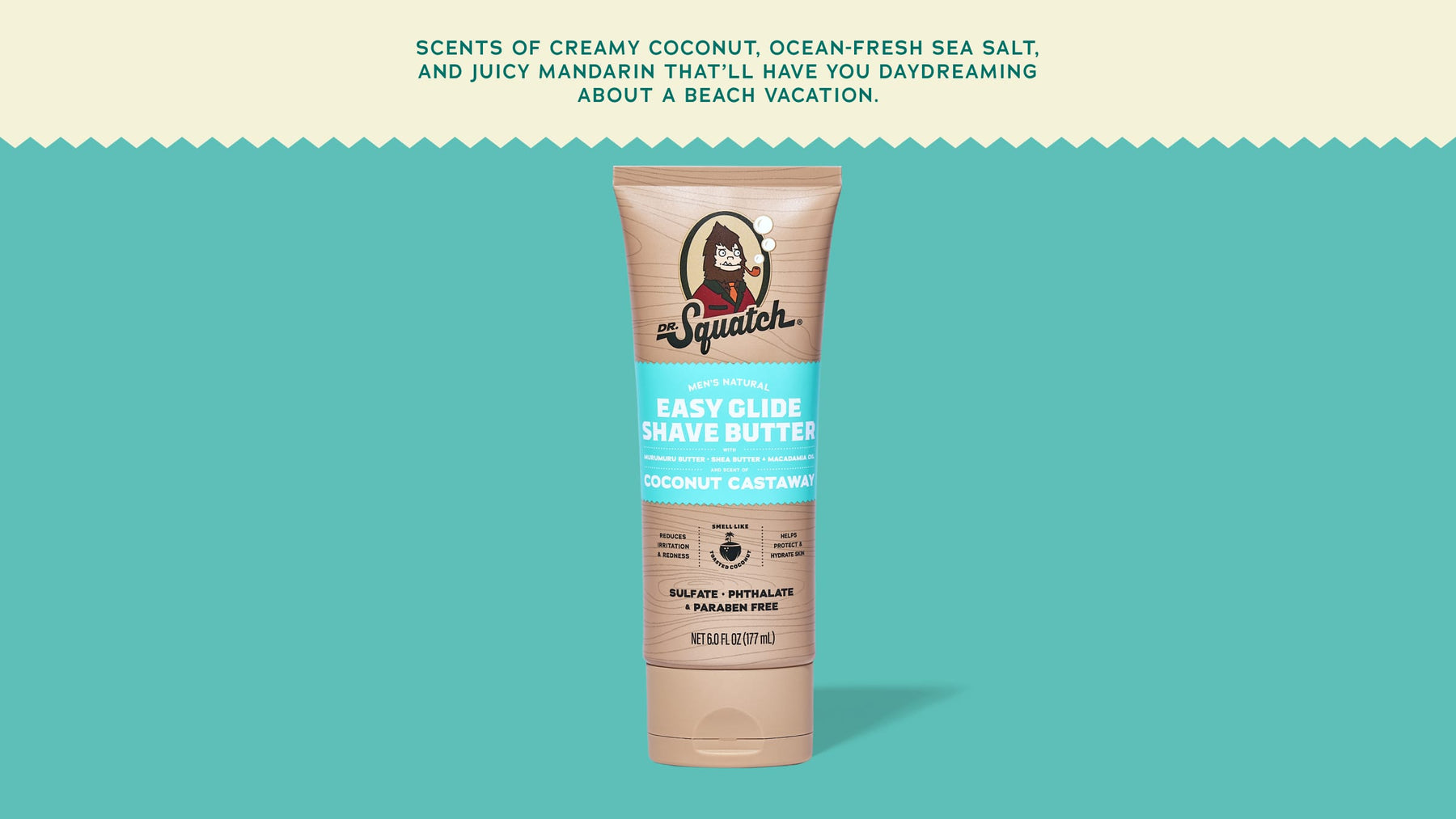 Easy Glide Shave Butter Coconut Castaway - Fresh Travel Guard