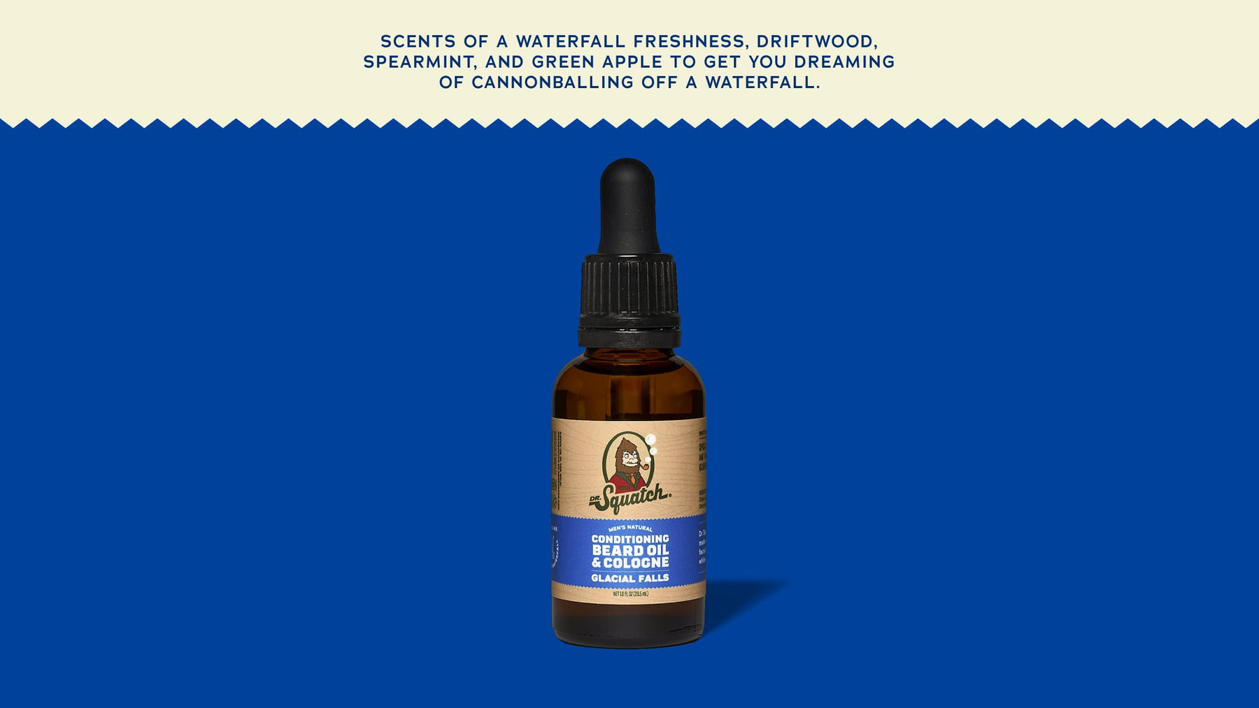 Conditioning Beard Oil & Cologne Glacial Falls - Smooth Evening Style