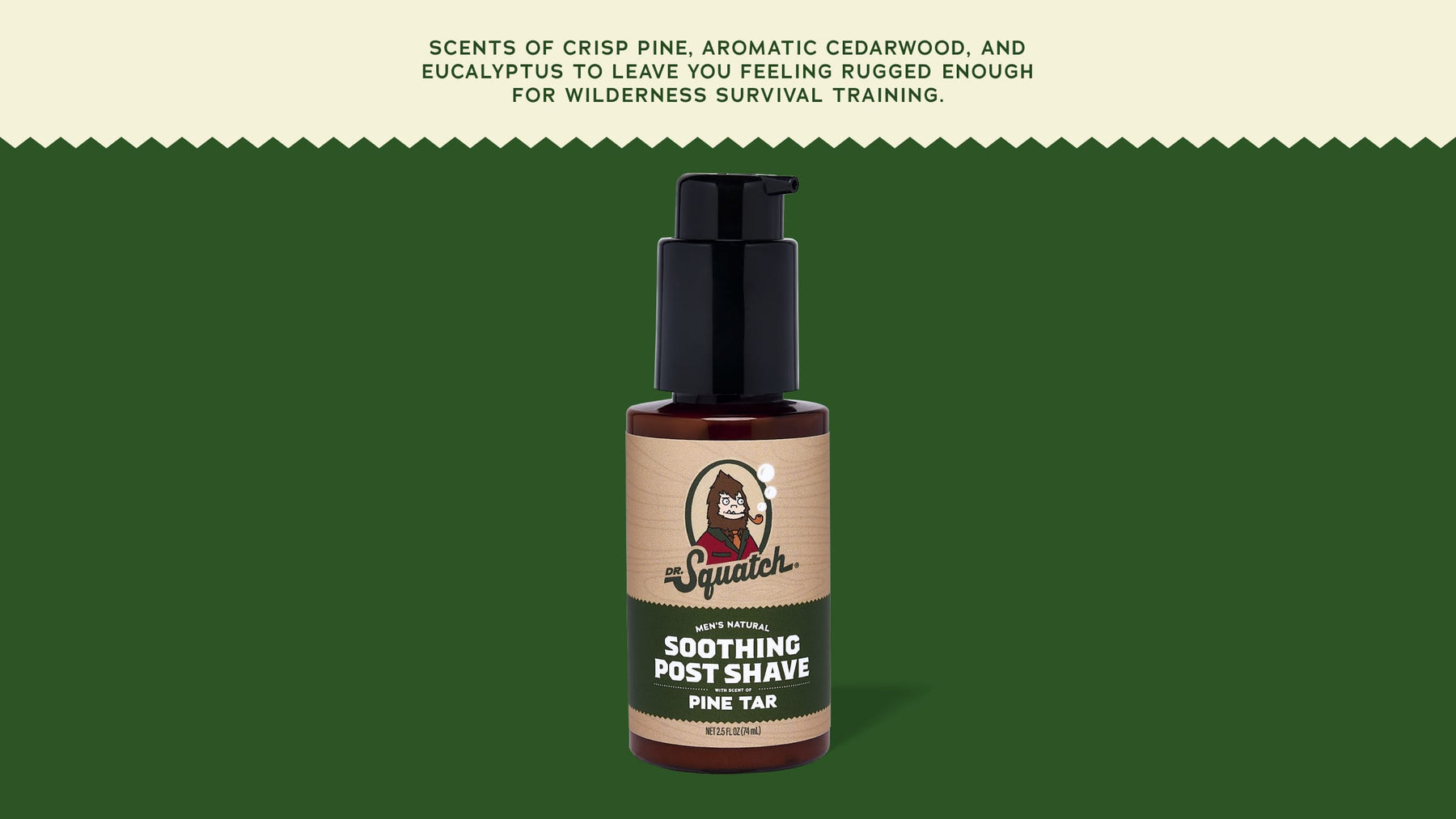 Soothing Post Shave Pine Tar - Active Fresh Style