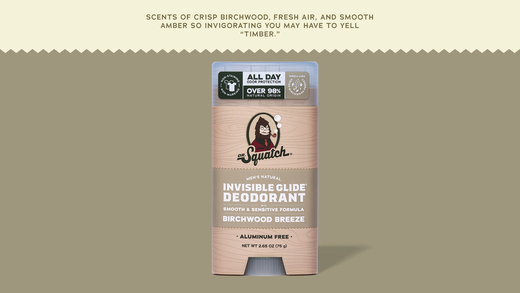 Birchwood Breeze Invisible Glide Deodorant - Smooth Active Routine