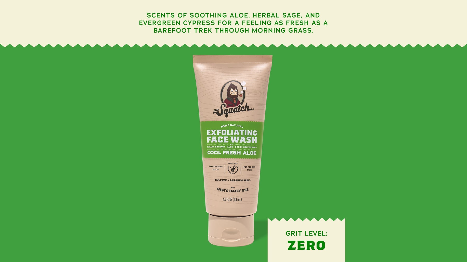 Cool Fresh Aloe Exfoliating Face Wash - Simple Daily Style