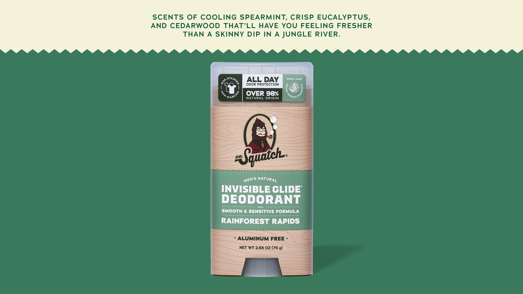 Rainforest Rapids Invisible Glide Deodorant - Classic Fresh Glide