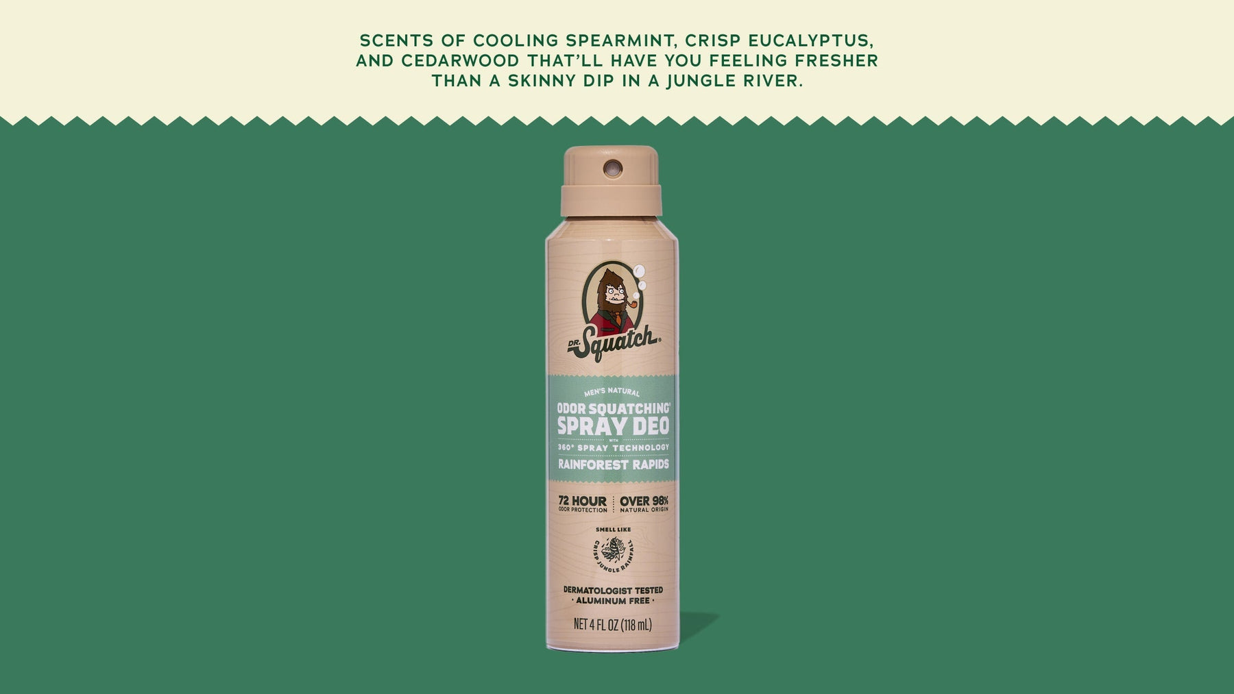 Rainforest Rapids Spray Deodorant - Bright Travel Carry