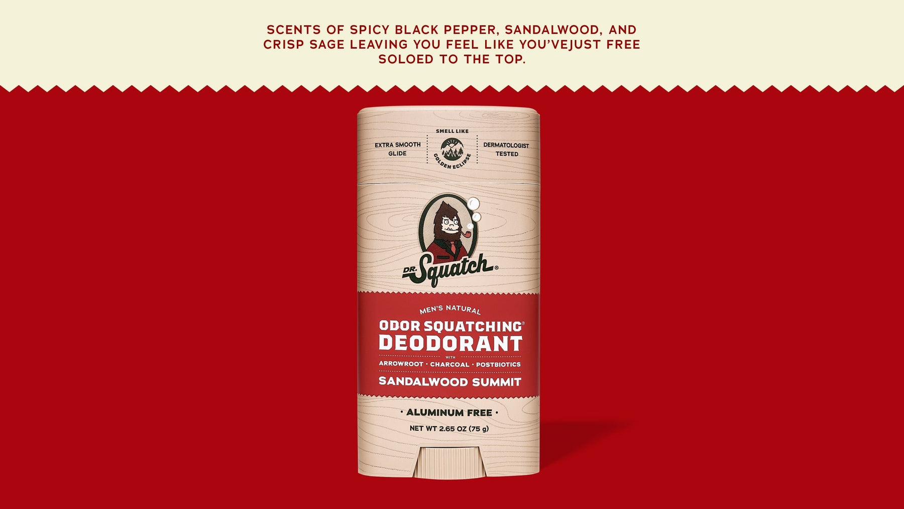 Sandalwood Summit Deodorant - Smooth Travel Glide