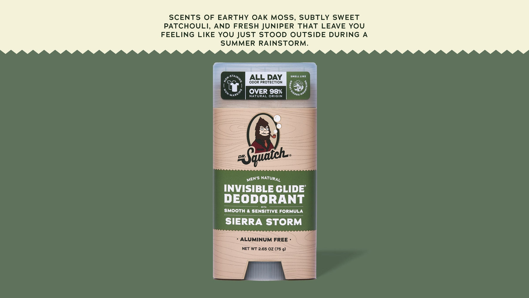 Sierra Storm Invisible Glide Deodorant - Ridge Clean