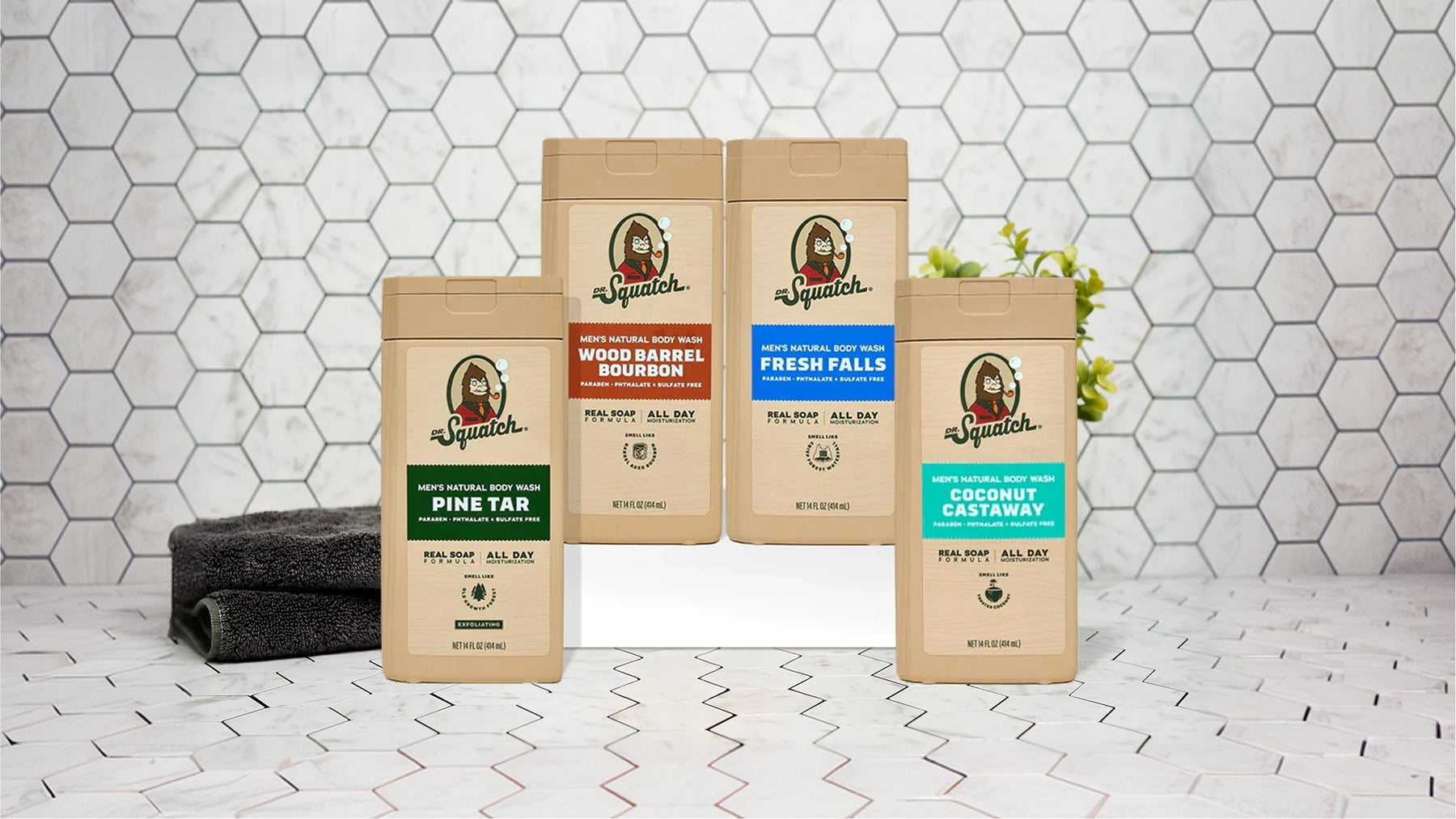 Body Wash 4-Pack - Bright Hero Rotation