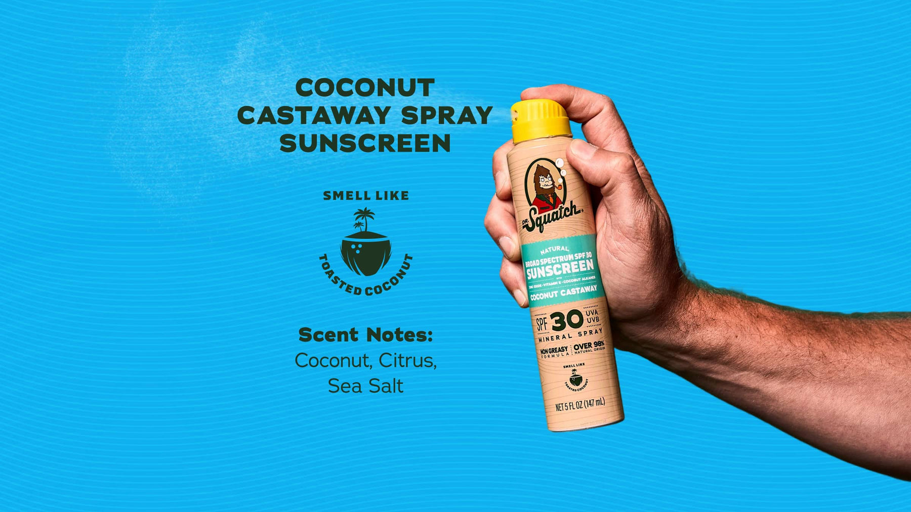 Coconut Castaway Spray Sunscreen - Active Shield