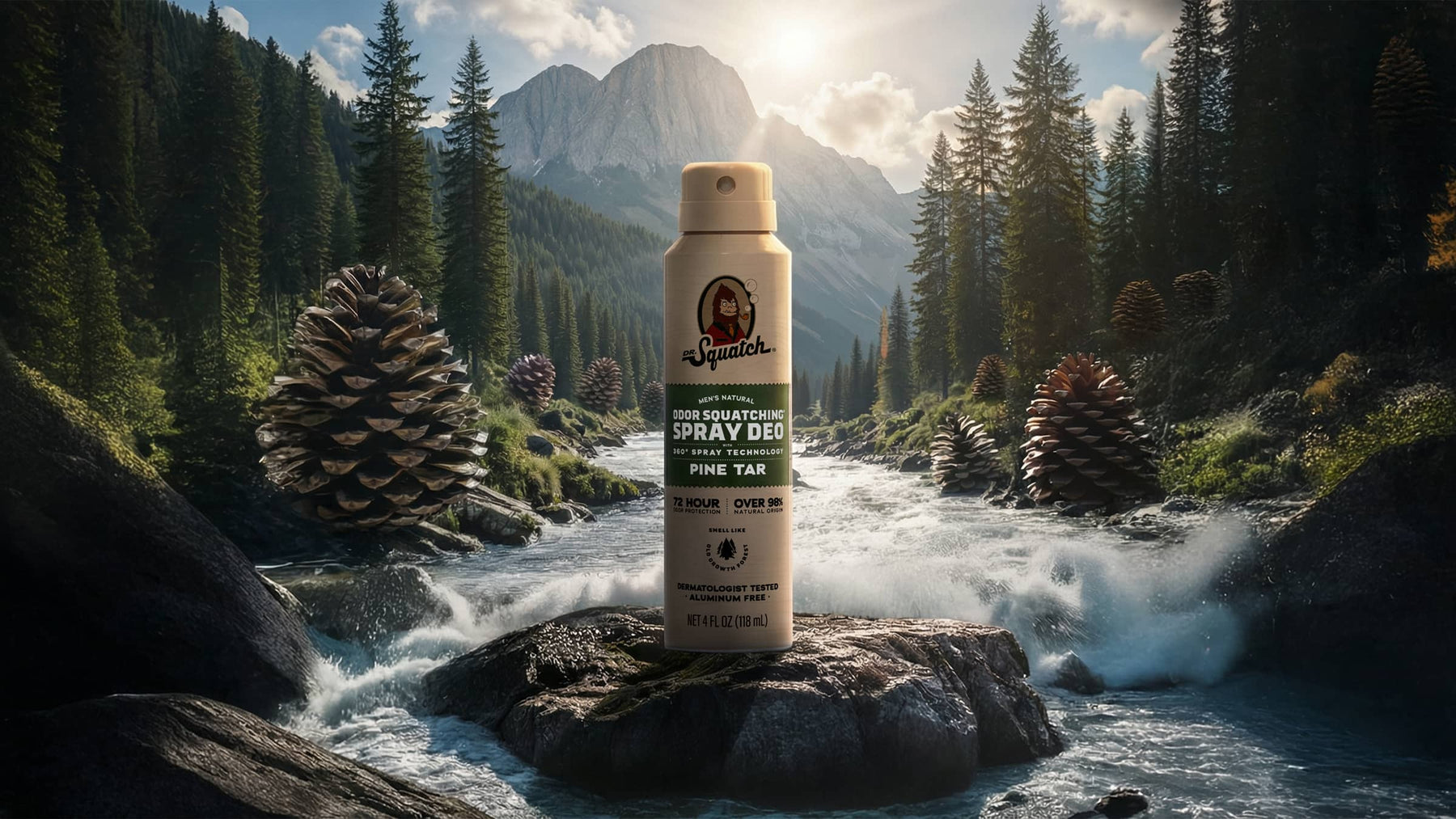 Pine Tar Spray Deodorant - Simple Active Routine