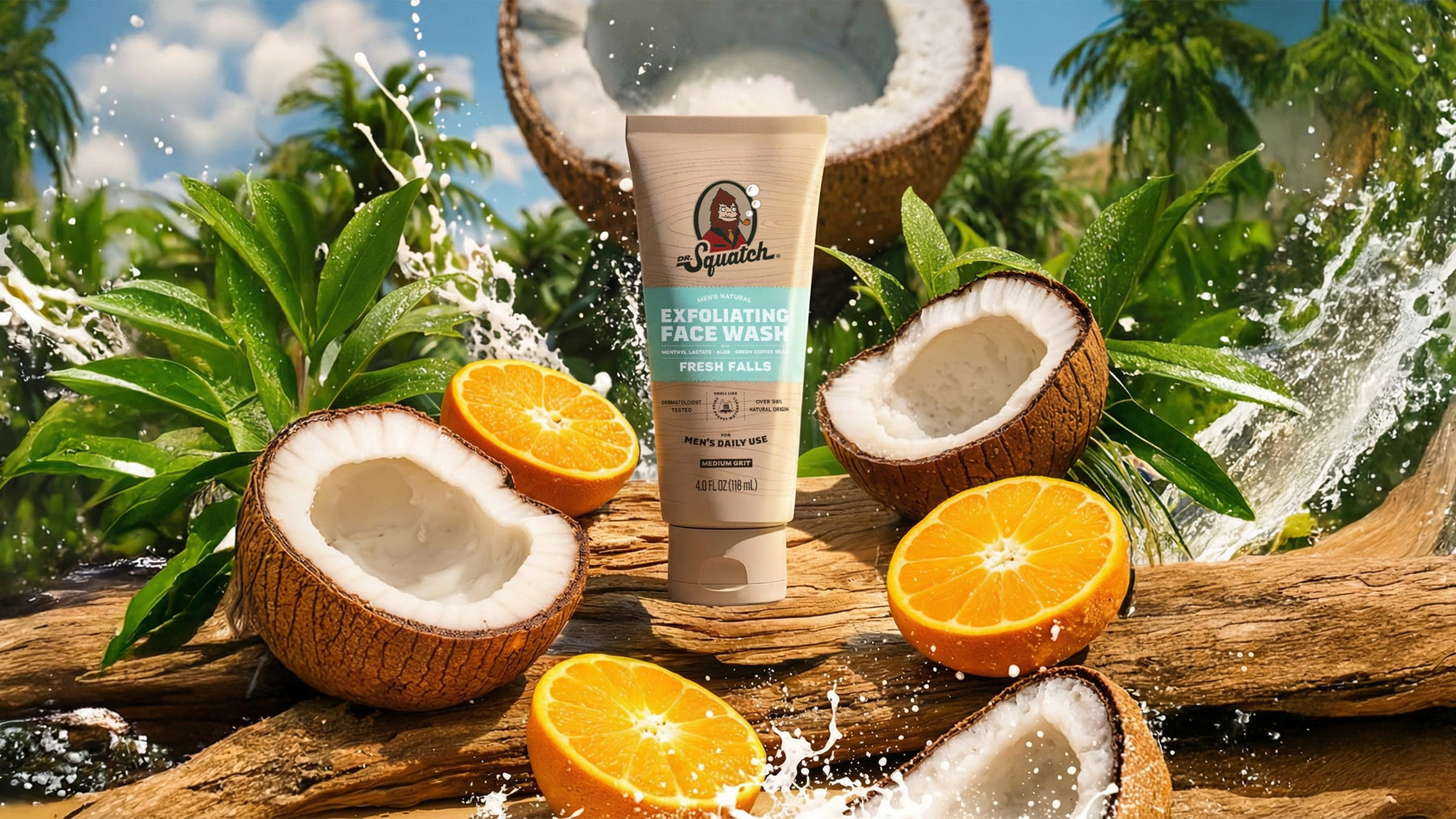 Coconut Castaway Refreshing Face Wash - Premium Fresh Profile