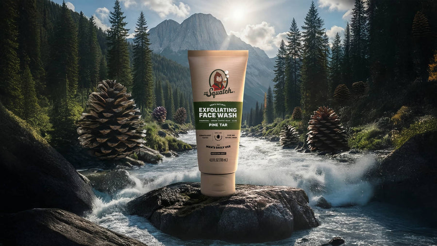 Pine Tar Exfoliating Face Wash - Active Morning Bar