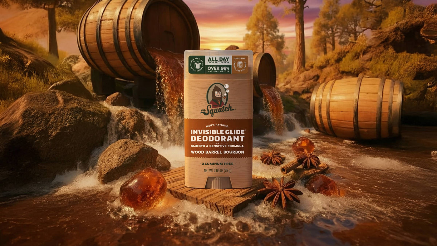 Wood Barrel Bourbon Invisible Glide Deodorant - Rich Clean