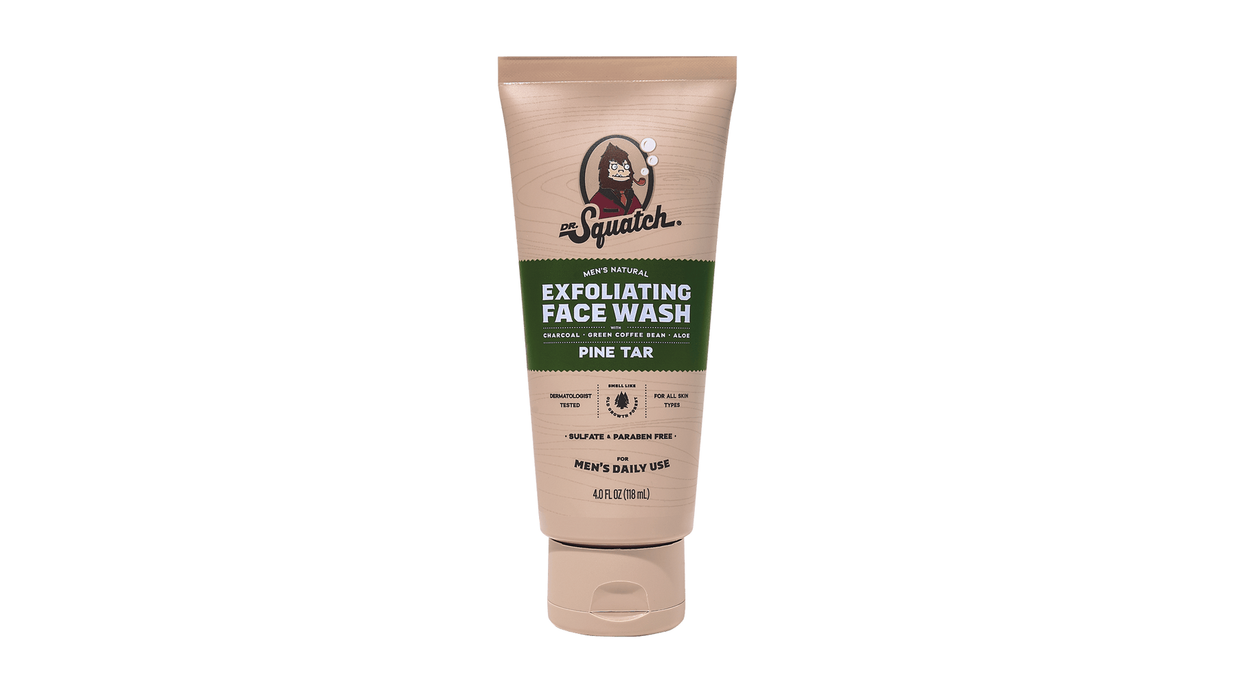 Pine Tar Exfoliating Face Wash - Active Morning Bar