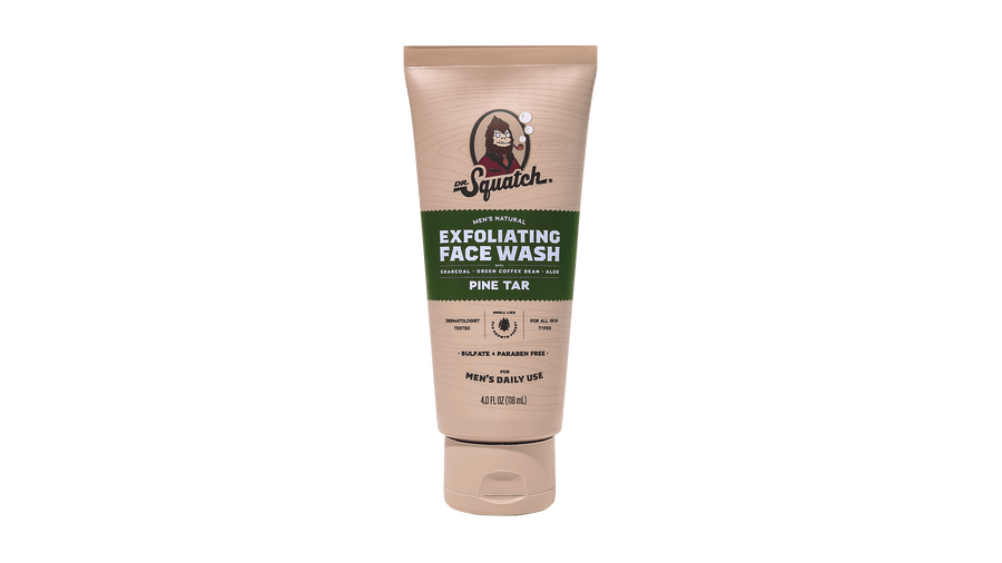 Pine Tar Exfoliating Face Wash - Active Morning Bar
