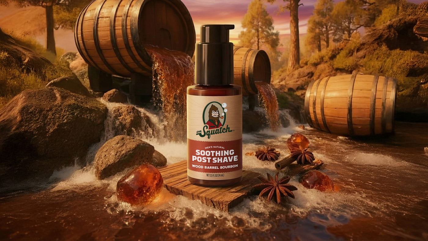 Soothing Post Shave Wood Barrel Bourbon - Smooth Style
