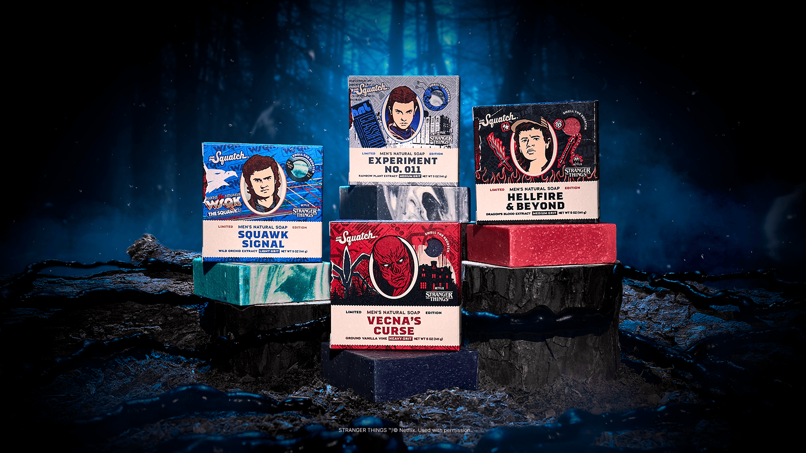 Stranger Things 4-Pack - Simple Outdoor Rotation