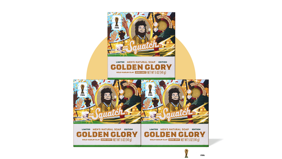 FIFA Golden Glory 3-Pack Bar Soap Bundle - Collector Gift Lineup