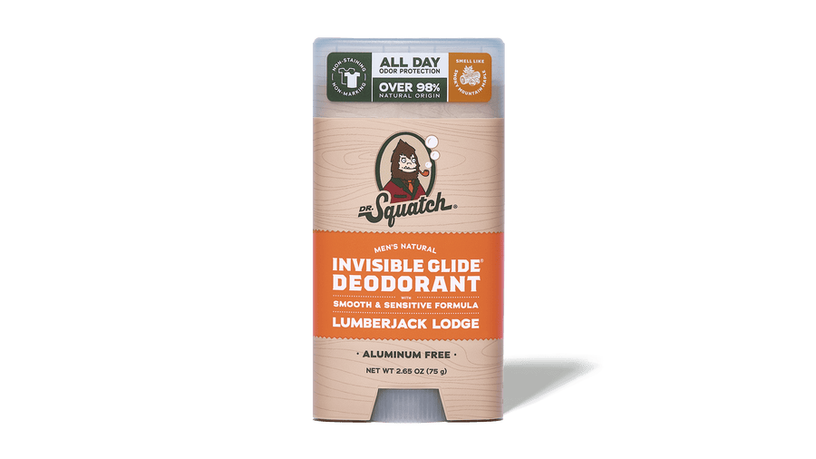 Lumberjack Lodge Invisible Glide Deodorant - All Day Travel Routine